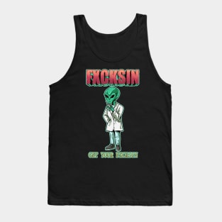 FXCKSIN Alien Artwork Tank Top